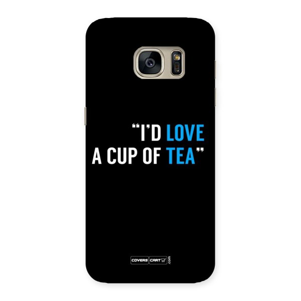 Love Tea Back Case for Galaxy S7