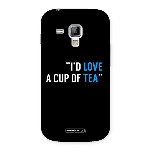 Love Tea Back Case for Galaxy S Duos