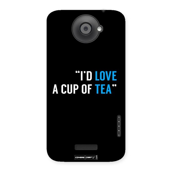 Love Tea Back Case for HTC One X