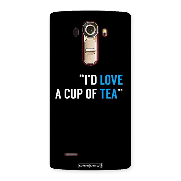 Love Tea Back Case for LG G4