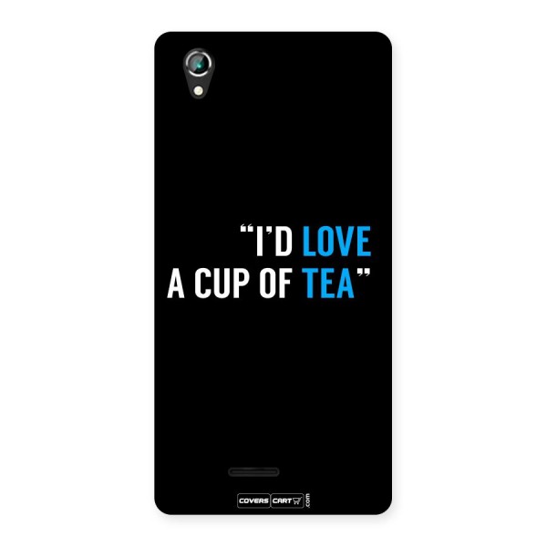 Love Tea Back Case for Lava Iris 800