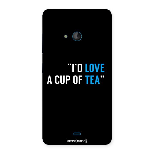 Love Tea Back Case for Lumia 540