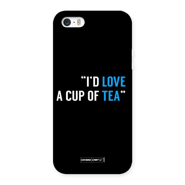 Love Tea Back Case for iPhone SE