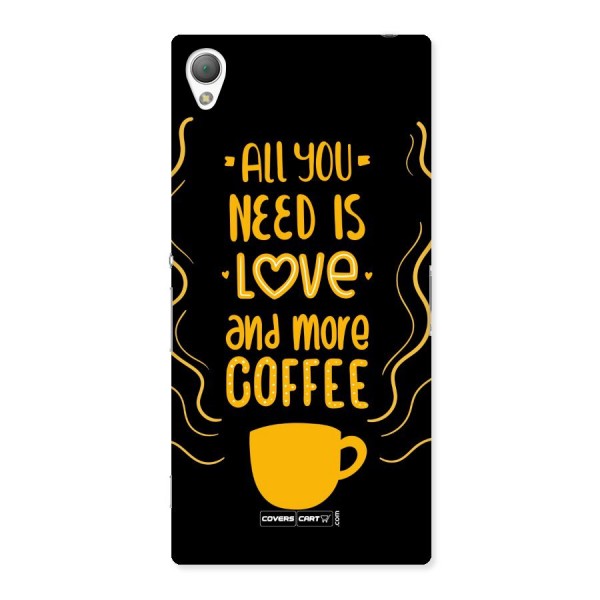Love and More Coffee Back Case for Sony Xperia Z3