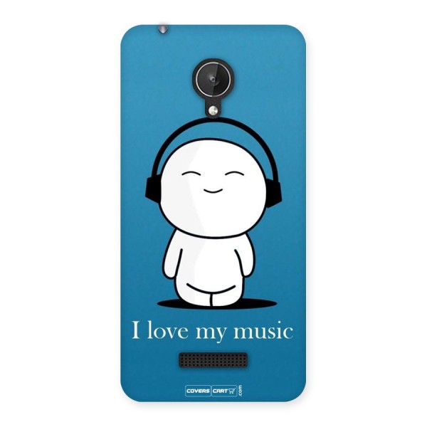 Love for Music Back Case for Micromax Canvas Spark Q380