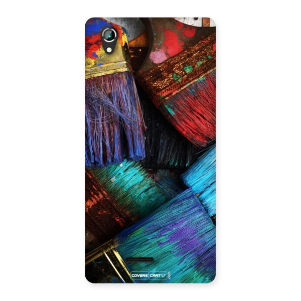 Magic Brushes Back Case for Lava Iris 800