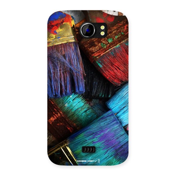 Magic Brushes Back Case for Micromax Canvas 2 A110