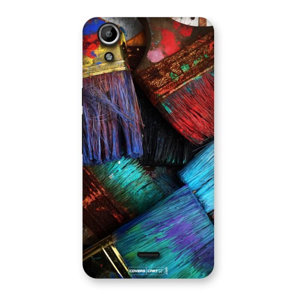 Magic Brushes Back Case for Micromax Canvas Selfie Lens Q345