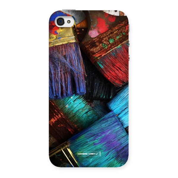 Magic Brushes Back Case for iPhone 4 4s