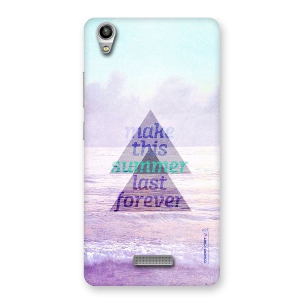 Make This Summer Last Forever Back Case for Lava-Pixel-V1