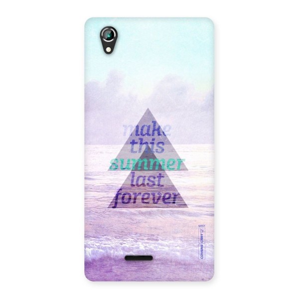 Make This Summer Last Forever Back Case for Lava Iris 800