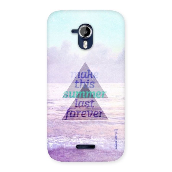 Make This Summer Last Forever Back Case for Micromax Canvas Magnus A117