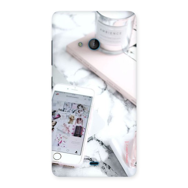 Make Up And Phone Back Case for Lumia 540