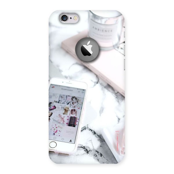 Make Up And Phone Back Case for iPhone 6 Logo Cut