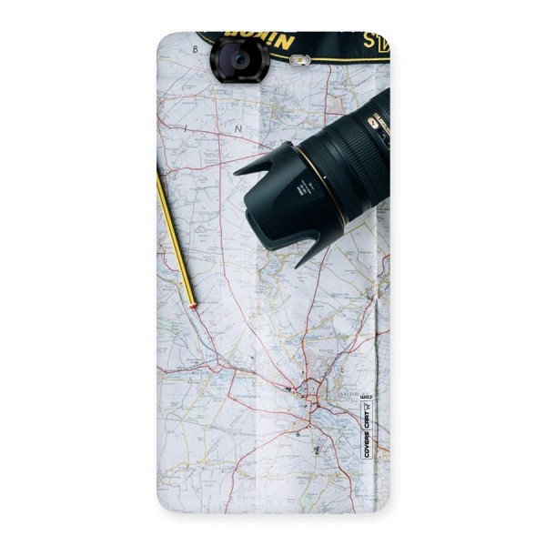 Map And Camera Back Case for Canvas Knight A350