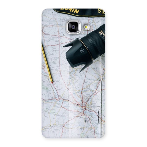 Map And Camera Back Case for Galaxy A5 2016