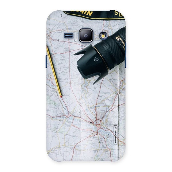 Map And Camera Back Case for Galaxy J1