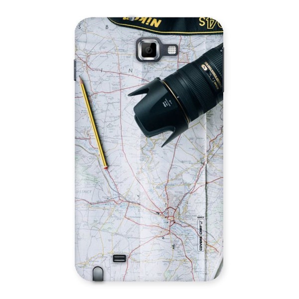 Map And Camera Back Case for Galaxy Note