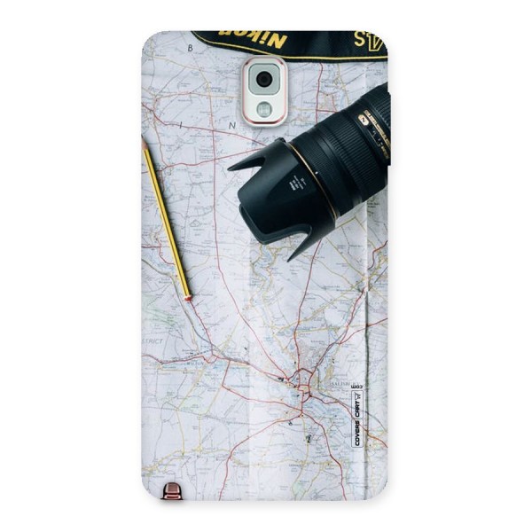 Map And Camera Back Case for Galaxy Note 3