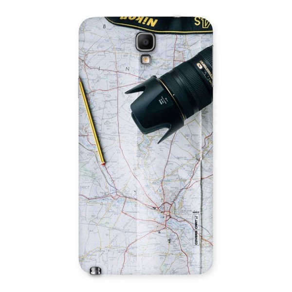 Map And Camera Back Case for Galaxy Note 3 Neo