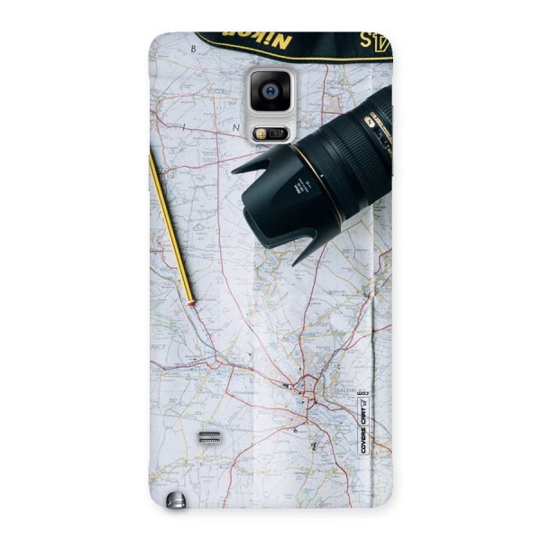 Map And Camera Back Case for Galaxy Note 4
