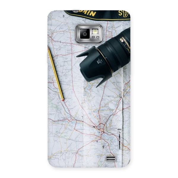 Map And Camera Back Case for Galaxy S2