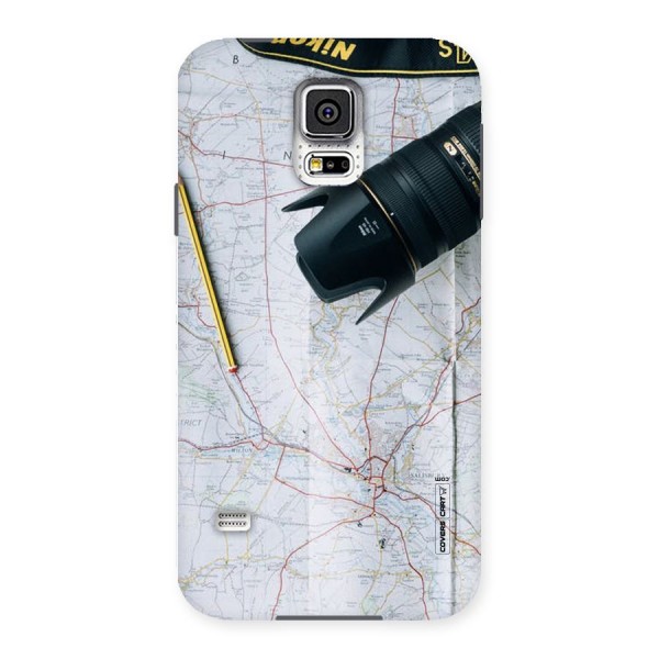 Map And Camera Back Case for Samsung Galaxy S5