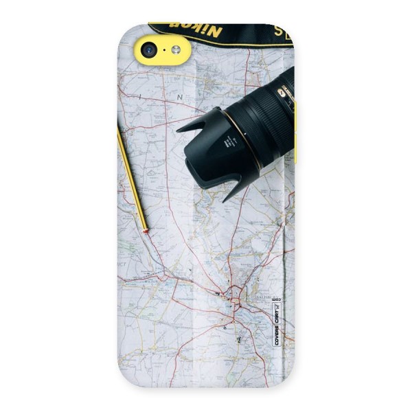 Map And Camera Back Case for iPhone 5C