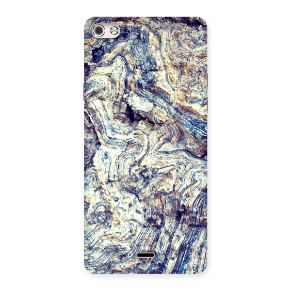 Marble Pattern Back Case for Micromax Canvas Silver 5