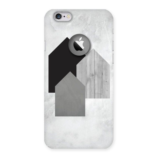 Marble Poster Back Case for iPhone 6 Logo Cut