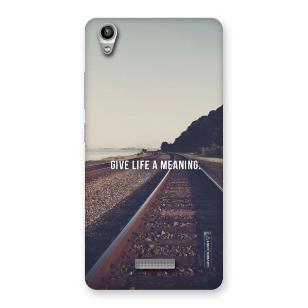 Meaning To Life Back Case for Lava-Pixel-V1
