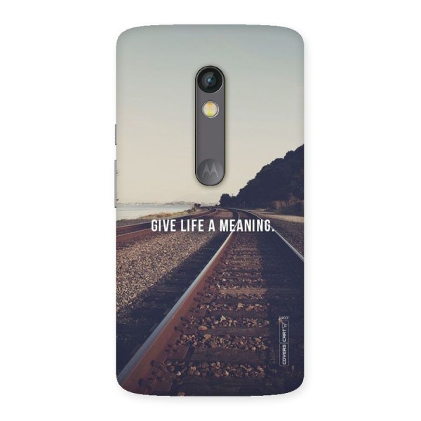 Meaning To Life Back Case for Moto X Play