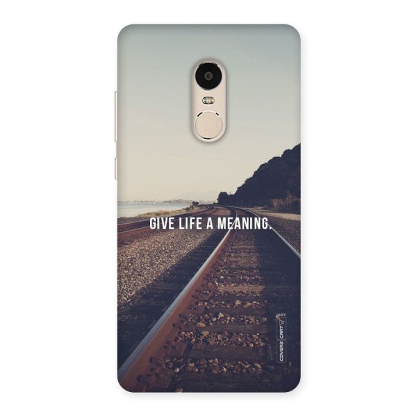 Meaning To Life Back Case for Xiaomi Redmi Note 4