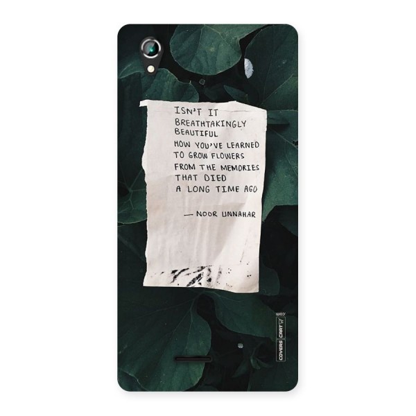 Memories Back Case for Lava Iris 800