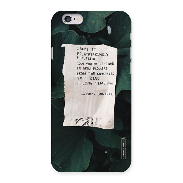 Memories Back Case for iPhone 6 6S