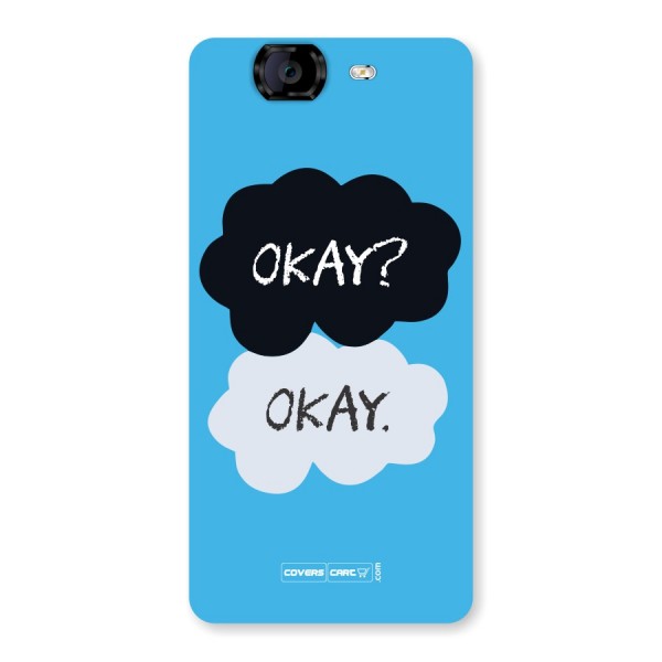 Okay Okay  Back Case for Micromax A350 Canvas Knight