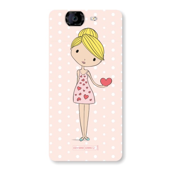 My Innocent Heart Back Case for Micromax A350 Canvas Knight