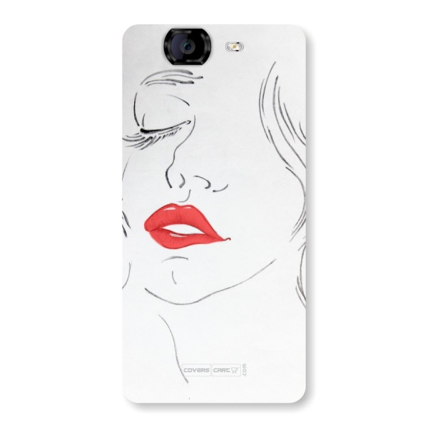 Classy Girl Back Case for Micromax A350 Canvas Knight