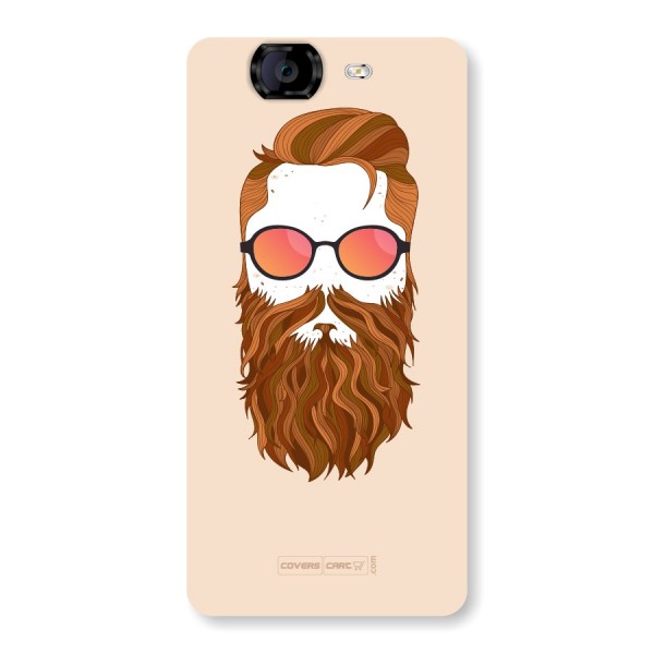 Man in Beard Back Case for Micromax A350 Canvas Knight