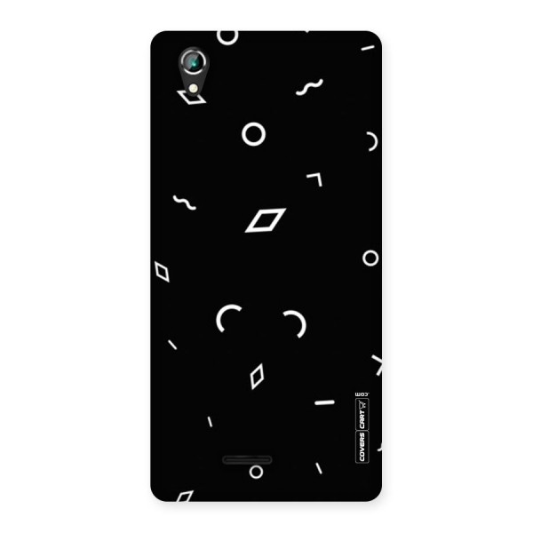 Minimal Shapes Back Case for Lava Iris 800