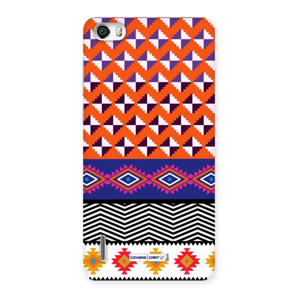 Mixed Pattern Aztec Back Case for Honor 6