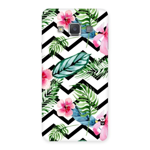 Modern Flowers Back Case for Galaxy A3