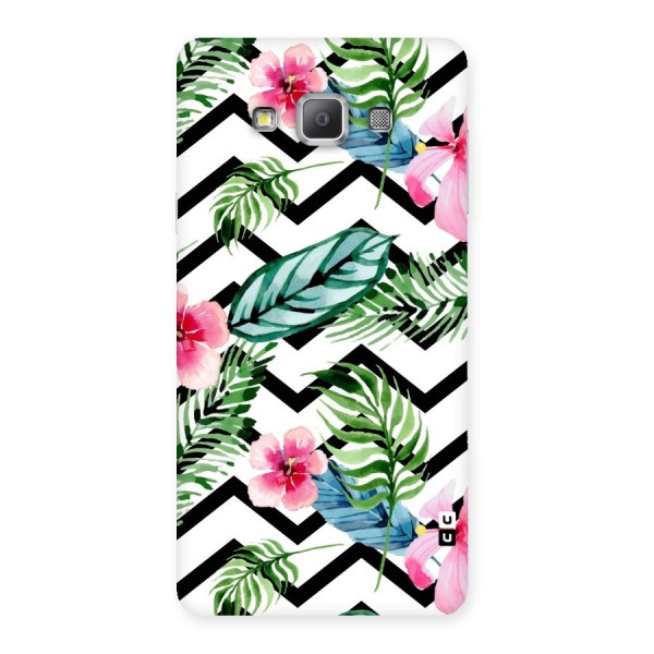 Modern Flowers Back Case for Galaxy A7