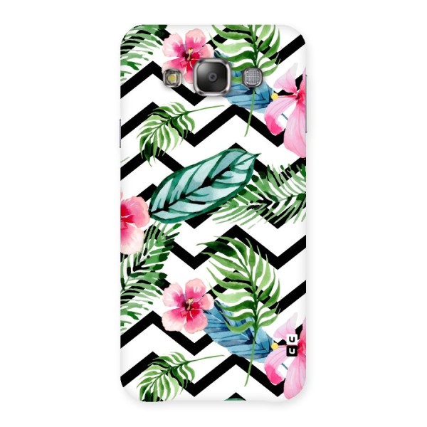 Modern Flowers Back Case for Galaxy E7