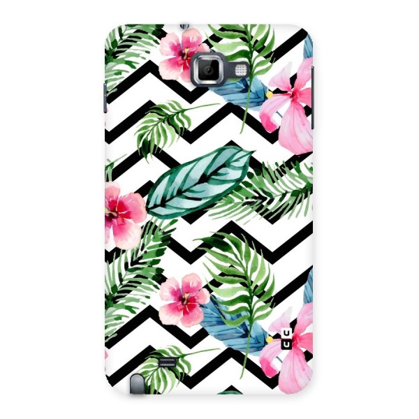 Modern Flowers Back Case for Galaxy Note