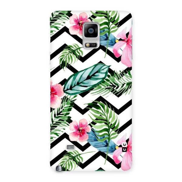 Modern Flowers Back Case for Galaxy Note 4