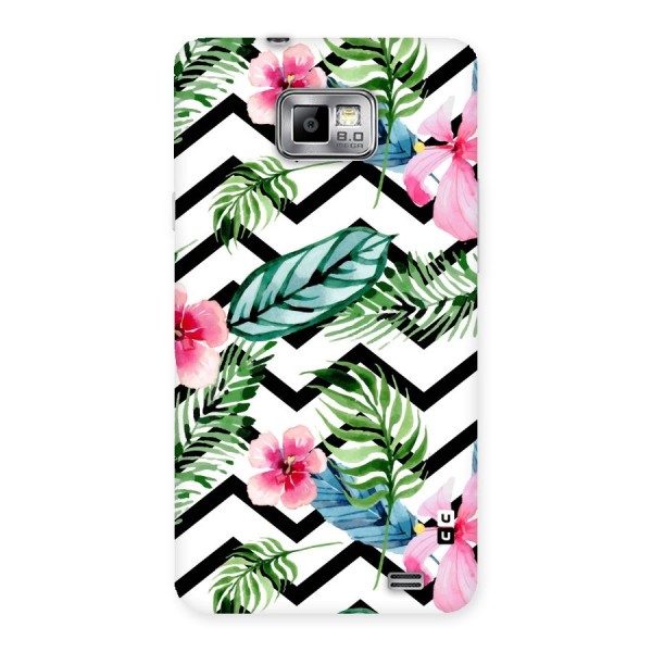 Modern Flowers Back Case for Galaxy S2