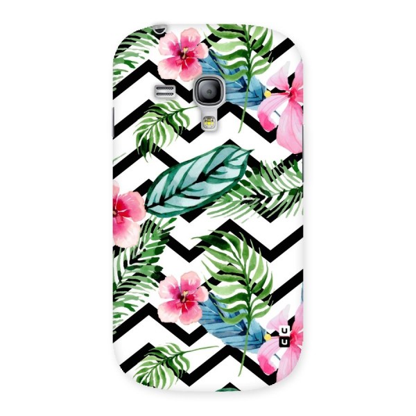 Modern Flowers Back Case for Galaxy S3 Mini