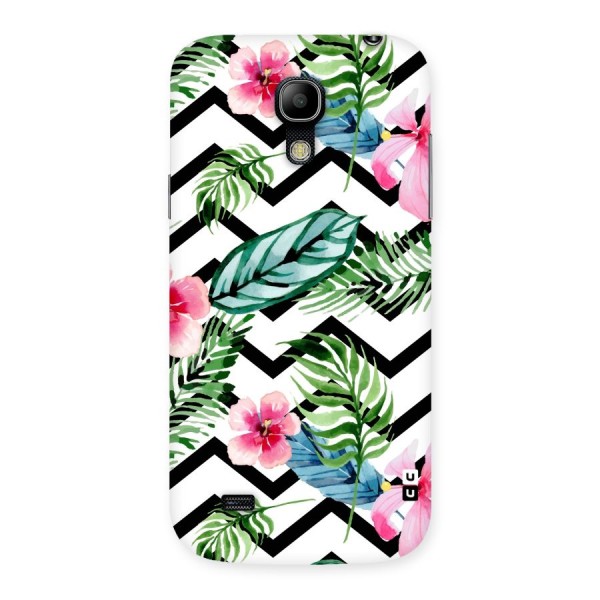 Modern Flowers Back Case for Galaxy S4 Mini