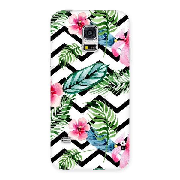 Modern Flowers Back Case for Galaxy S5 Mini